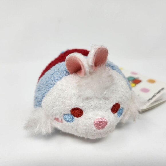 Disney Alice in Wonderland White Rabbit Mini Tsum Tsum Stackable Plush Doll Toy - Picture 2 of 12